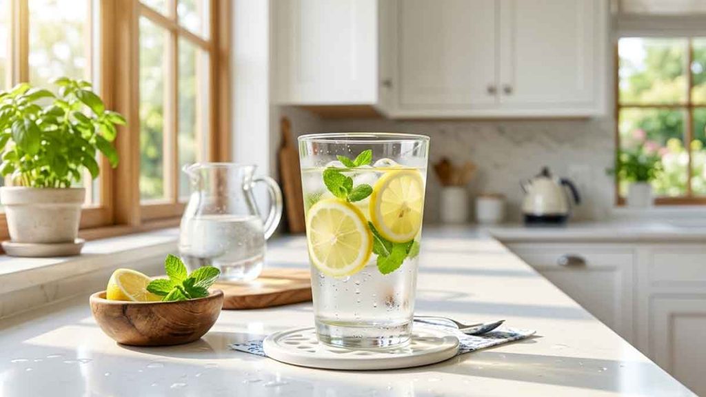 drinking water with lemon helps support weight loss naturally